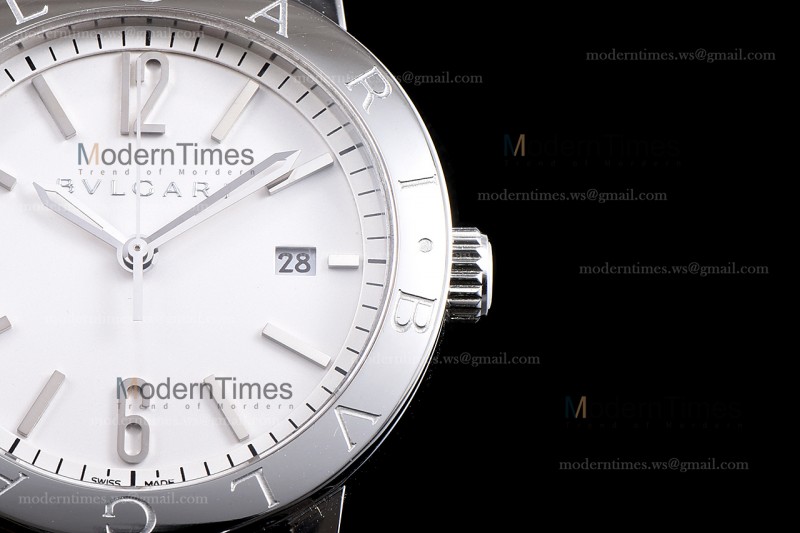 Bvlgari Bvlgari Series SS/LE Wht/Bro  JUN Automatic 102056 BB41WSLD