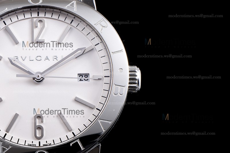 Bvlgari Bvlgari Series SS/SS Wht  JUN Automatic 102110 BB39WSSD