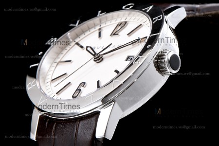 Bvlgari Bvlgari Series SS/LE Wht/Bro  JUN Automatic 102056 BB41WSLD