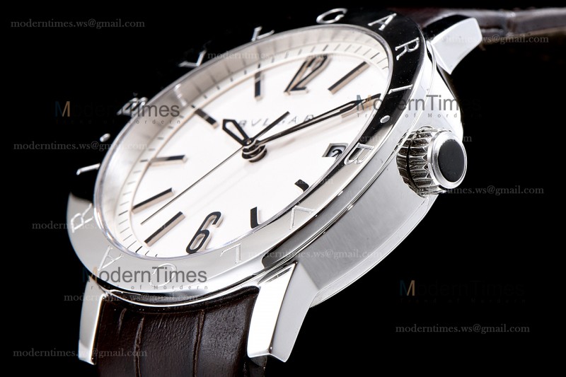Bvlgari Bvlgari Series SS/LE Wht/Bro  JUN Automatic 102056 BB41WSLD