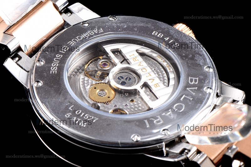 Bvlgari Bvlgari Series RG/RG Blk/TT  JUN Automatic 102053 BB41WSPGD