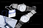 Longines Conquest Classic Series SS/SS Wht TWF Automatic L4.898.4.11.6