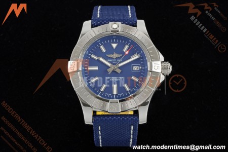 Breitling - Avenger Automatic 43mm SS/NY Blue/Stk TF V2 A2824 | 브라이틀링 - 어벤저 오토매틱 43mm SS/NY 블루/Stk TF V2 A2824