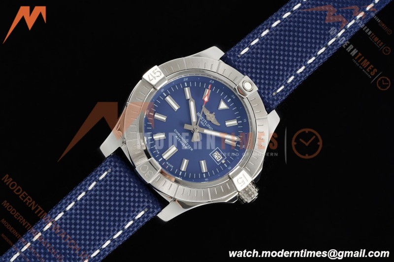 Breitling - Avenger Automatic 43mm SS/NY Blue/Stk TF V2 A2824