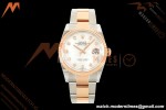 Rolex - Datejust 126231 36mm Oys Flt 904L RG/SS Wht/MOP/Dia ARF SH3235