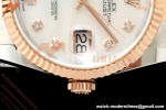 Rolex - Datejust 126231 36mm Oys Flt 904L RG/SS Wht/MOP/Dia ARF SH3235