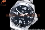 Longines - HydroConquest Mens 43mm SS/SS Black XF A2892