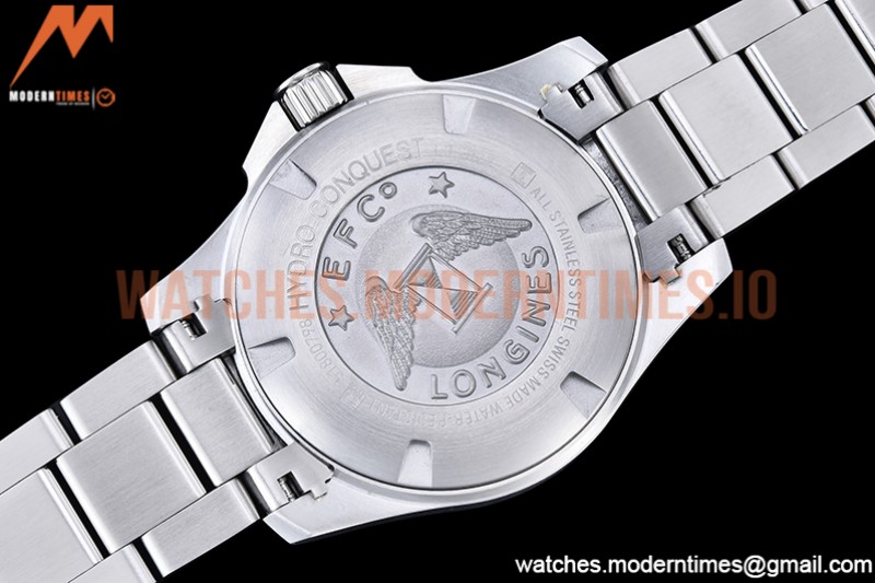 Longines - HydroConquest Mens 43mm SS/SS Blue XF A2892