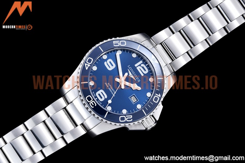 Longines - HydroConquest Mens 43mm SS/SS Blue XF A2892