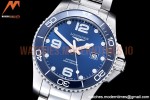 Longines - HydroConquest Mens 43mm SS/SS Blue XF A2892