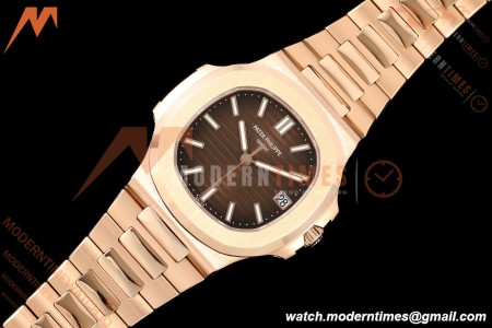 Patek Philippe - Nautilus Automatic Gain Weight 40mm 5711/1R RG/RG Brown DDF DD330