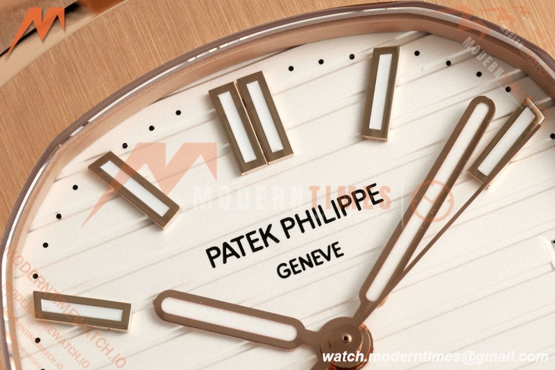 Patek Philippe - Nautilus Automatic Gain Weight 40mm 5711 RG/RG White DDF DD330