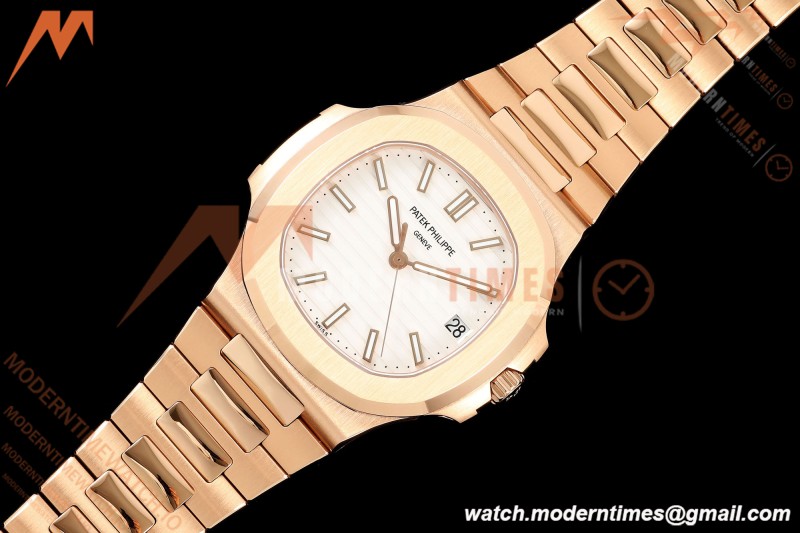 Patek Philippe - Nautilus Automatic Gain Weight 40mm 5711 RG/RG White DDF DD330