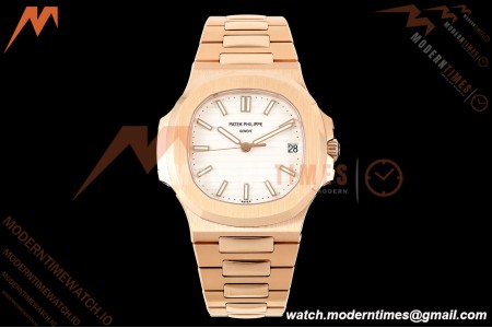 Patek Philippe - Nautilus Automatic Gain Weight 40mm 5711 RG/RG White DDF DD324 | 파텍 필립 - 노틸러스 오토매틱 게인 웨이트 40mm 5711 RG/RG 화이트 DDF DD324