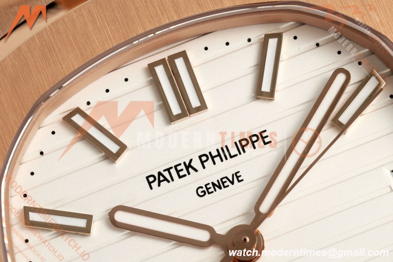 Patek Philippe - Nautilus Automatic Gain Weight 40mm 5711 RG/RG White DDF DD324