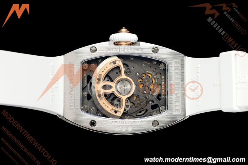 Richard Mille - RM07-01 Snow Set Diamond Crested Wht/RU Red Lips ZF Asian CRMA2