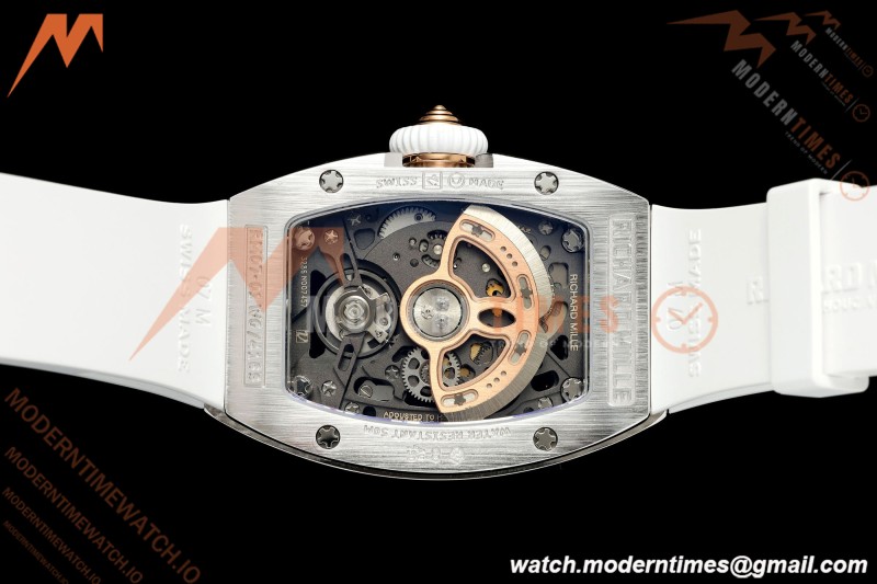 Richard Mille - RM07-01 Snow Set Diamond Crested Wht/RU Red Lips ZF Asian CRMA2