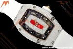 Richard Mille - RM07-01 Snow Set Diamond Crested Wht/RU Red Lips ZF Asian CRMA2