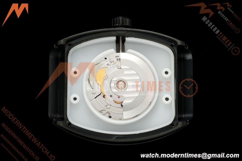 Franck Muller - Vanguard V45 Black PVD/NY Orange Leather Strap ABF A2824