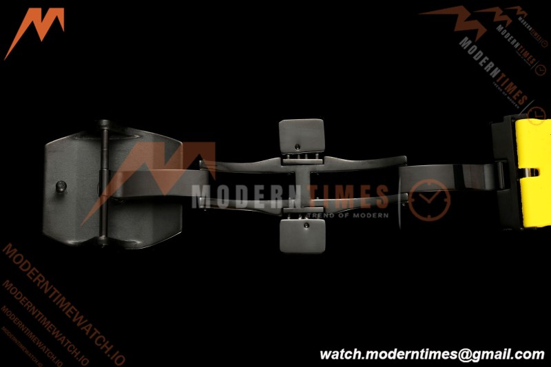 Franck Muller - Vanguard V45 Black PVD/NY Orange Leather Strap ABF A2824