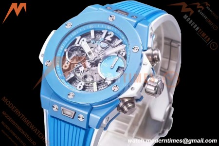 Hublot - Big Bang Unico 42mm Sky Blue Ceramic CER/RU Blu/Ske BBF A1280