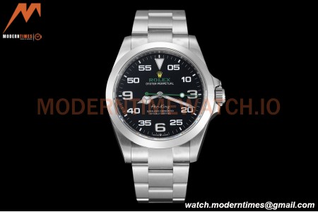 Rolex - AirKing 126900 40mm 904L SS/SS Black VSF VS3230