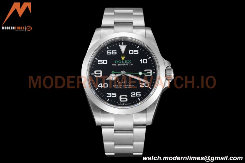 Rolex - AirKing 126900 40mm 904L SS/SS Black VSF VS3230
