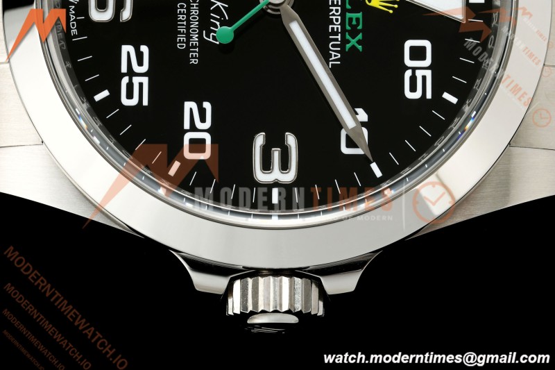 Rolex - AirKing 126900 40mm 904L SS/SS Black VF DD3230 | 롤렉스 - 에어킹 126900 40mm 904L 스테인리스 스틸/스테인리스 스틸 블랙 VF DD3230
