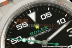 Rolex - AirKing 126900 40mm 904L SS/SS Black VF DD3230 | 롤렉스 - 에어킹 126900 40mm 904L 스테인리스 스틸/스테인리스 스틸 블랙 VF DD3230