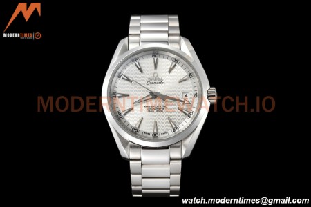 Omega - Seamaster Aqua Terra 150m 41.5mm SS/SS White Waved VSF A8500