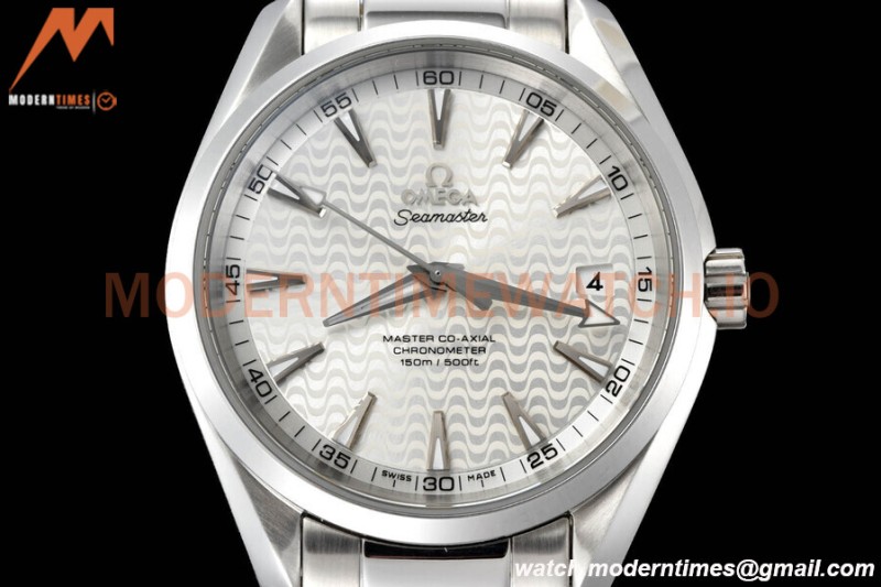 Omega - Seamaster Aqua Terra 150m 41.5mm SS/SS White Waved VSF A8500