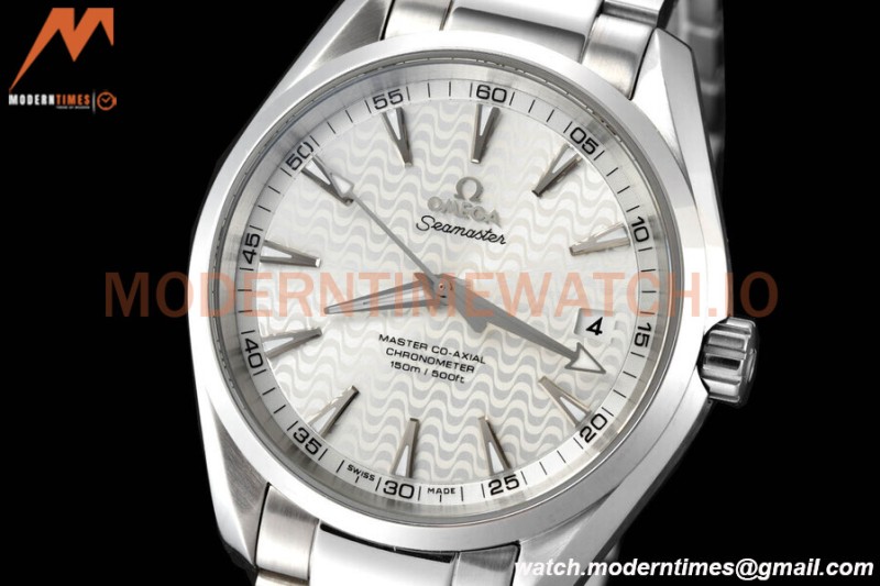 Omega - Seamaster Aqua Terra 150m 41.5mm SS/SS White Waved VSF A8500
