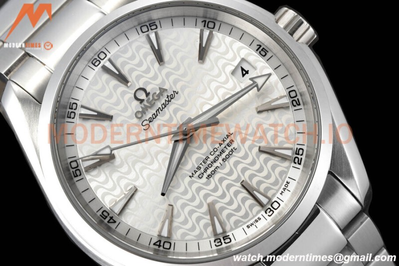 Omega - Seamaster Aqua Terra 150m 41.5mm SS/SS White Waved VSF A8500