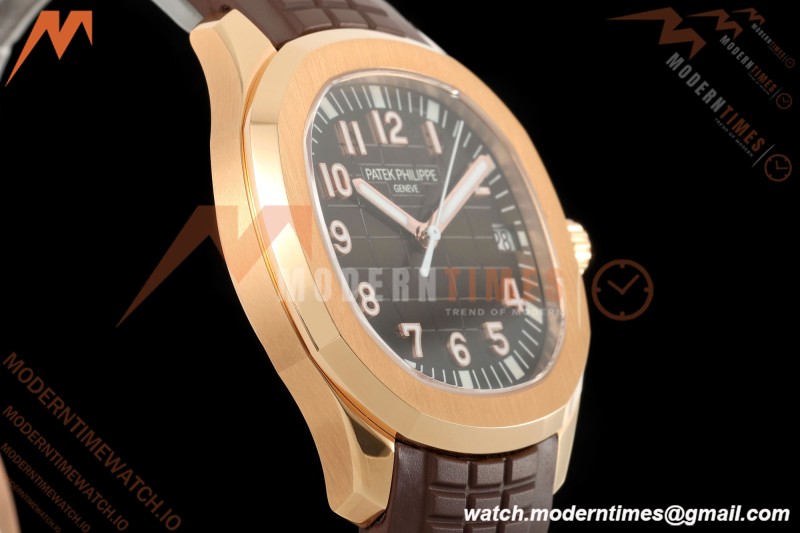 Patek Philippe - Aquanaut 5167R 40mm RG/RU Brown/Num BBF DD324