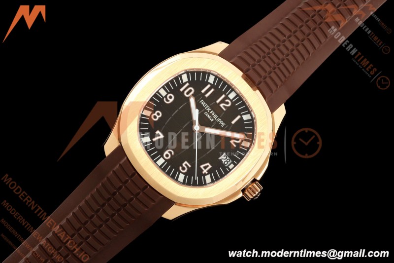 Patek Philippe - Aquanaut 5167R 40mm RG/RU Brown/Num BBF DD324