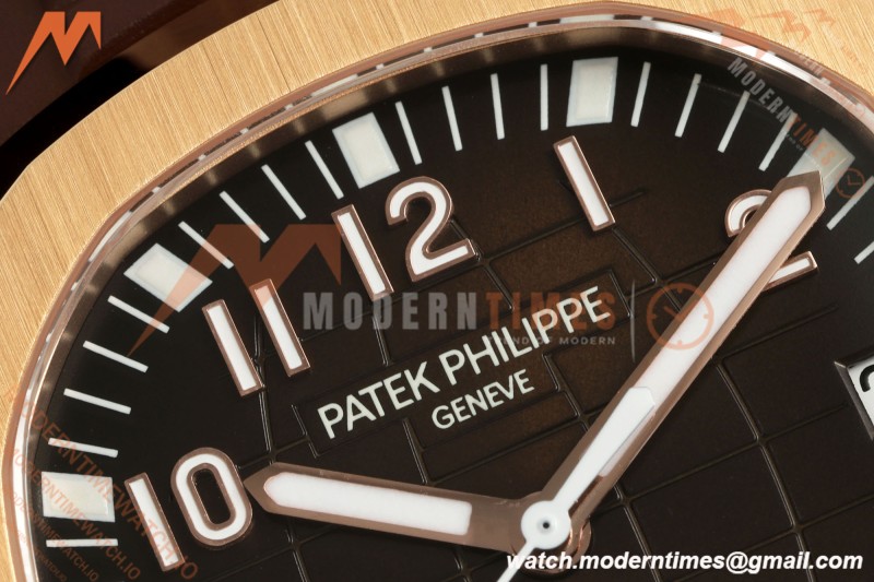 Patek Philippe - Aquanaut 5167R 40mm RG/RU Brown/Num BBF DD324