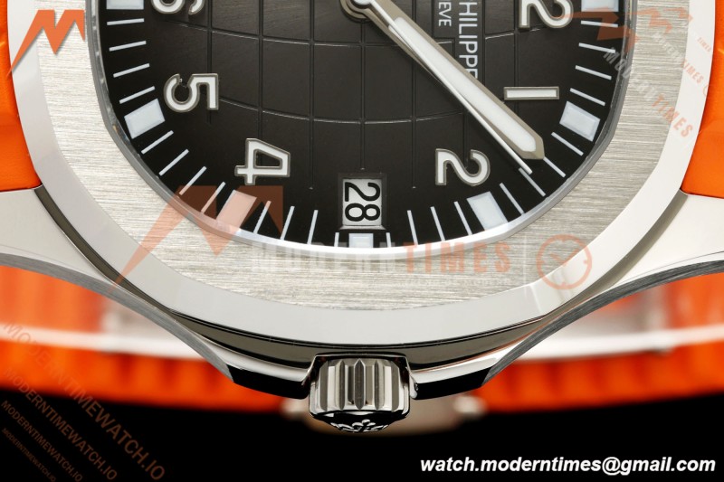 Patek Philippe - Aquanaut 5167A 40mm SS/RU Orange Blk/Num BBF DD324