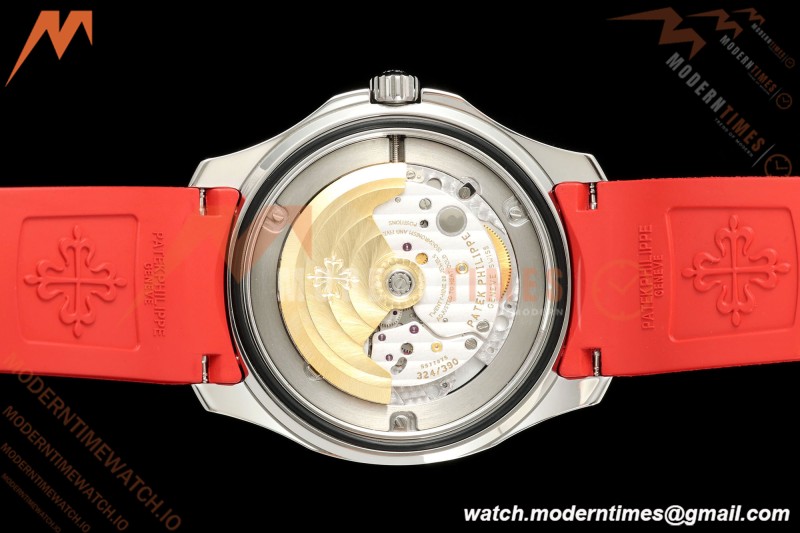 Patek Philippe - Aquanaut 5167A 40mm SS/RU Red Blk/Num BBF DD324 | 파텍 필립 - 아쿠아넛 5167A 40mm SS/RU 레드 블랙/넘버 BBF DD324