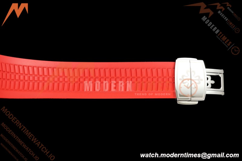 Patek Philippe - Aquanaut 5167A 40mm SS/RU Red Blk/Num BBF DD324 | 파텍 필립 - 아쿠아넛 5167A 40mm SS/RU 레드 블랙/넘버 BBF DD324