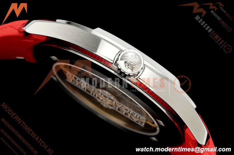 Patek Philippe - Aquanaut 5167A 40mm SS/RU Red Blk/Num BBF DD324 | 파텍 필립 - 아쿠아넛 5167A 40mm SS/RU 레드 블랙/넘버 BBF DD324
