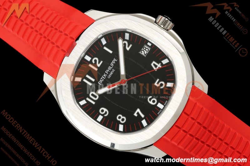 Patek Philippe - Aquanaut 5167A 40mm SS/RU Red Blk/Num BBF DD324 | 파텍 필립 - 아쿠아넛 5167A 40mm SS/RU 레드 블랙/넘버 BBF DD324