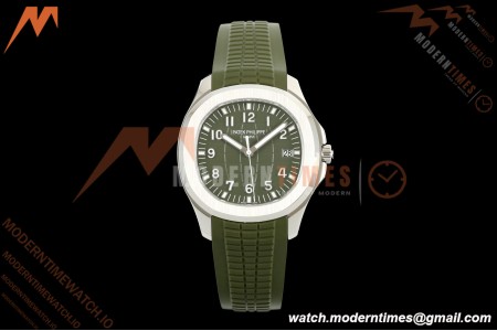 Patek Philippe - Aquanaut 5168G 42mm SS/RU Green Grn/Num BBF DD324