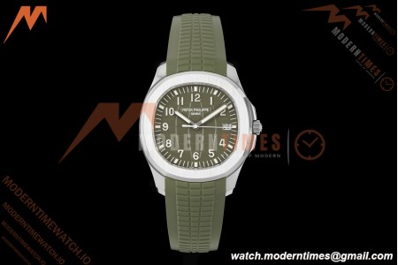 Patek Philippe - Aquanaut 5168G Gain Weight 42mm SS/RU Green Grn/Num DDF DD324 | 파텍 필립 - 아쿠아넛 5168G 게인 웨이트 42mm SS/RU 그린 그린/넘버 DDF DD324