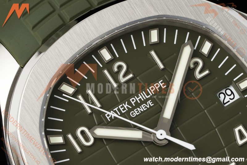 Patek Philippe - Aquanaut 5168G Gain Weight 42mm SS/RU Green Grn/Num DDF DD324