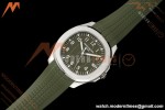 Patek Philippe - Aquanaut 5168G Gain Weight 42mm SS/RU Green Grn/Num DDF DD324