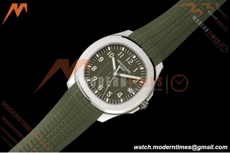 Patek Philippe - Aquanaut 5168G Gain Weight 42mm SS/RU Green Grn/Num DDF DD324 | 파텍 필립 - 아쿠아넛 5168G 게인 웨이트 42mm SS/RU 그린 그린/넘버 DDF DD324