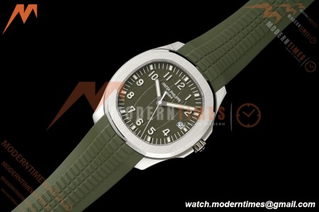 Patek Philippe - Aquanaut 5168G Gain Weight 42mm SS/RU Green Grn/Num DDF DD330