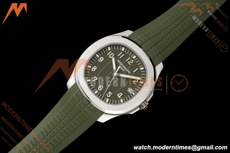 Patek Philippe - Aquanaut 5168G Gain Weight 42mm SS/RU Green Grn/Num DDF DD330