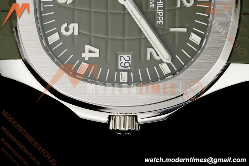 Patek Philippe - Aquanaut 5168G Gain Weight 42mm SS/RU Green Grn/Num DDF DD330