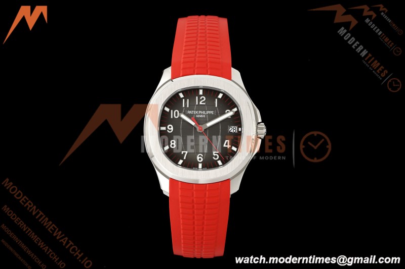 Patek Philippe - Aquanaut 40mm 5167A SS/RED/RU Grey Dial DDF DD330 | 파텍 필립 - 아쿠아넛 40mm 5167A SS/RED/RU 그레이 다이얼 DDF DD330